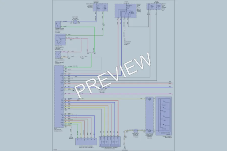 2012 Toyota Corolla Cruise Control wiring diagram preview