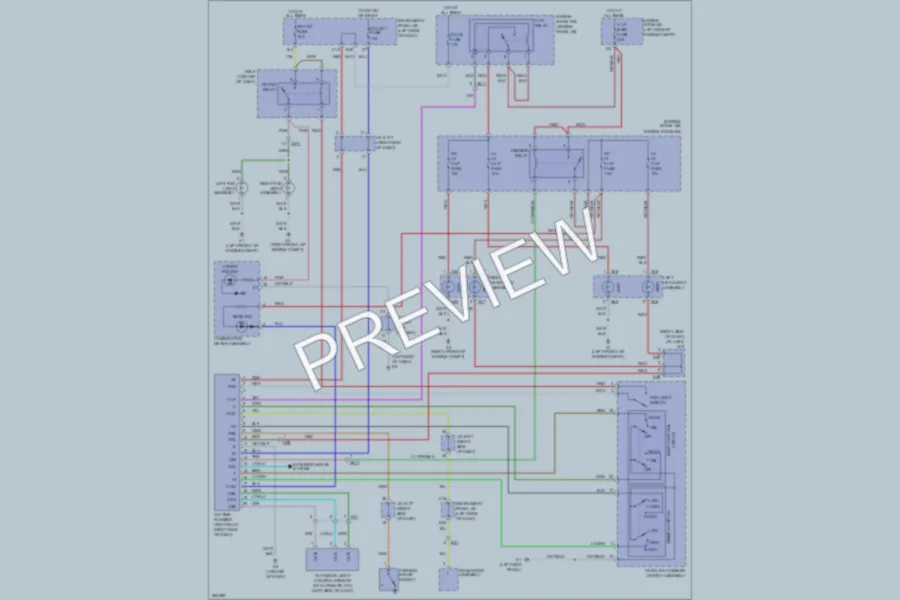 2012 Toyota Corolla Headlights wiring diagram preview