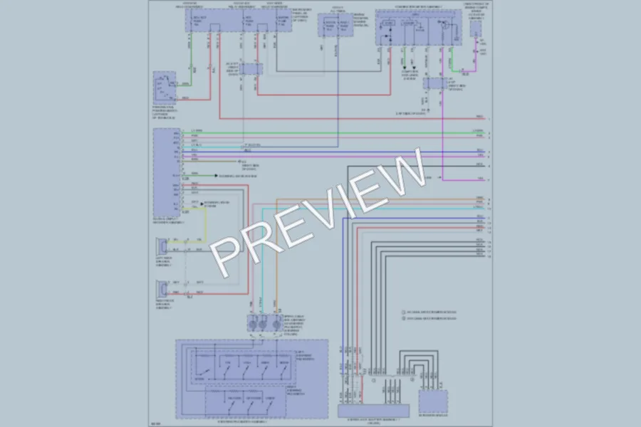 2012 Toyota Corolla Navigation wiring diagram preview