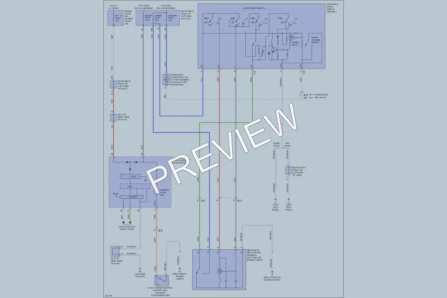 2012 Toyota Corolla Wiper Washer wiring diagram preview