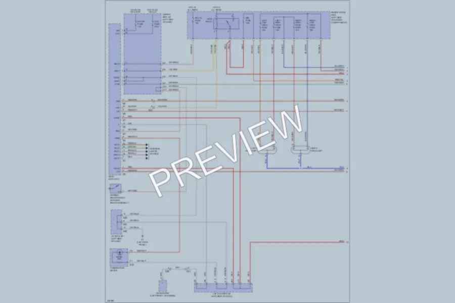2012 Toyota FJCruiser Headlights wiring diagram preview