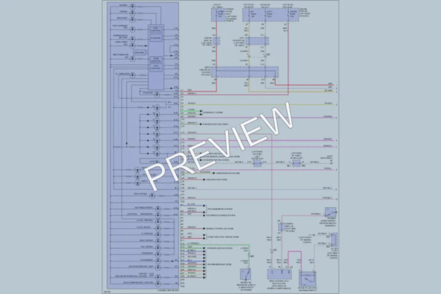 2012 Toyota FJCruiser Instrument Cluster wiring diagram preview