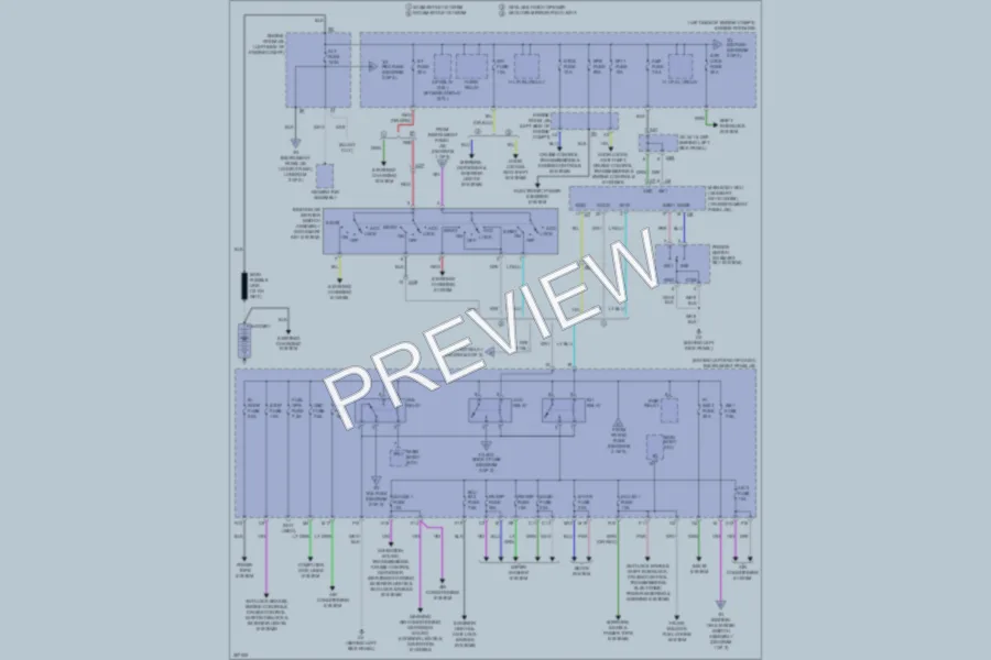 2012 Toyota Highlander Power Distribution wiring diagram preview