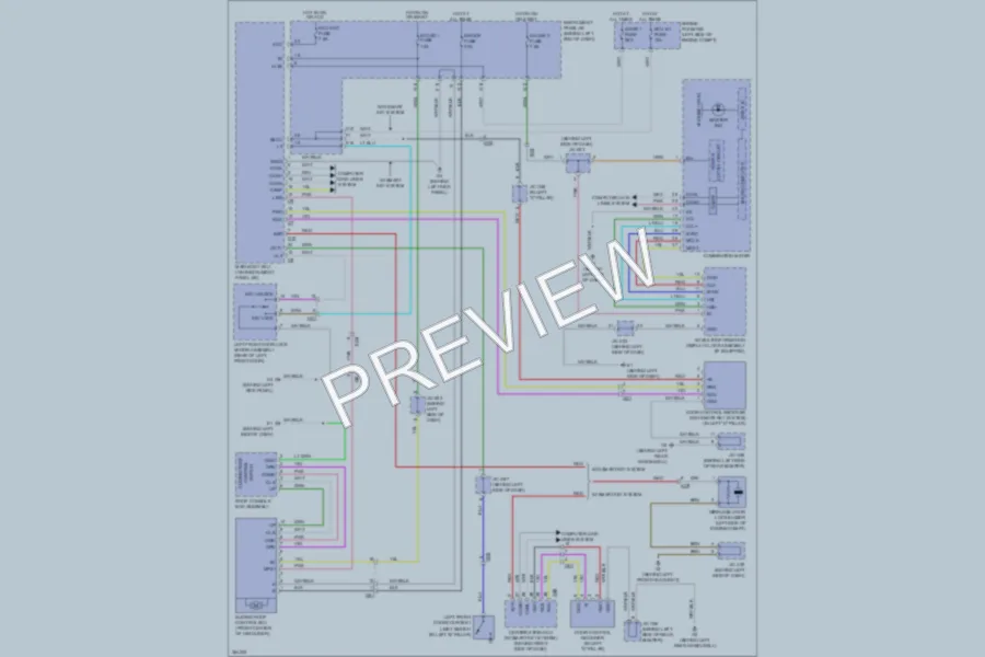 2012 Toyota Highlander Power Top Sunroof wiring diagram preview