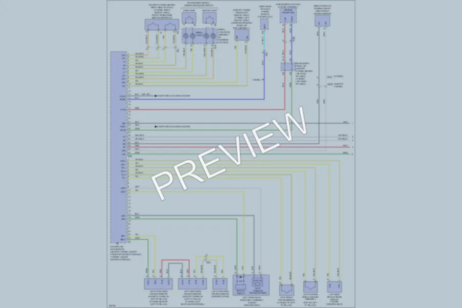 2012 Toyota Highlander Supplemental Restraints wiring diagram preview