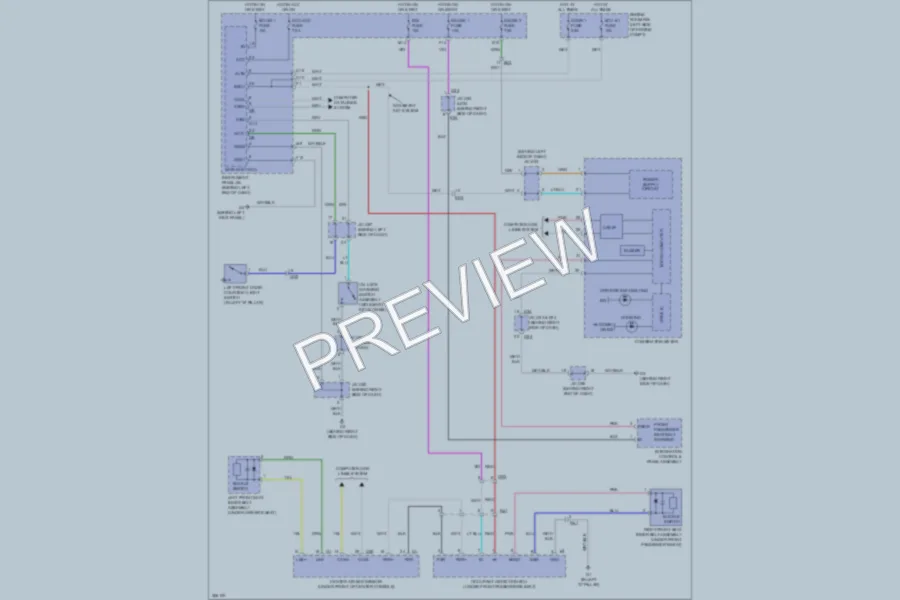 2012 Toyota Highlander Warning Systems wiring diagram preview