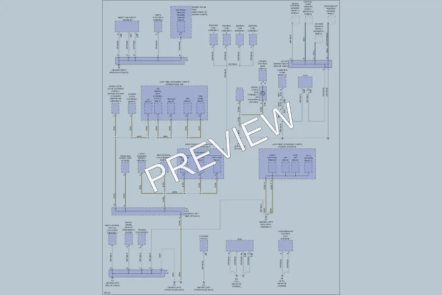 2012 Toyota HighlanderHybrid Ground Distribution wiring diagram preview