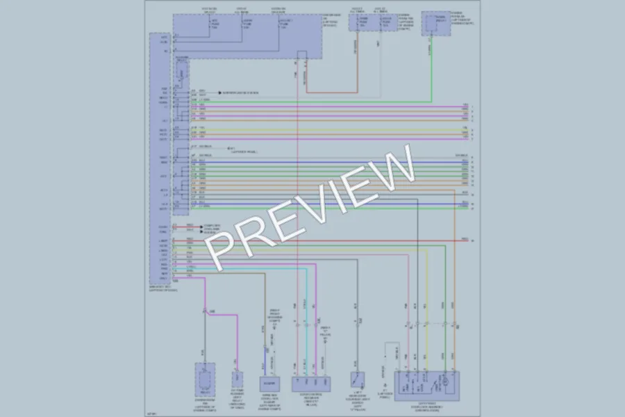 2012 Toyota Matrix Anti Theft wiring diagram preview