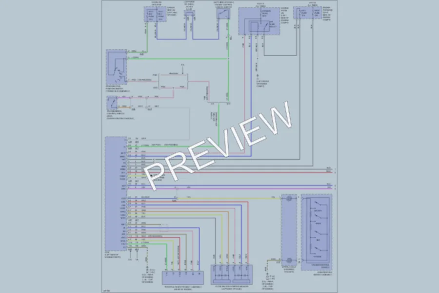 2012 Toyota Matrix Cruise Control wiring diagram preview