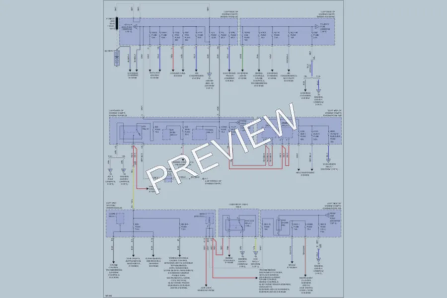2012 Toyota Matrix Power Distribution wiring diagram preview