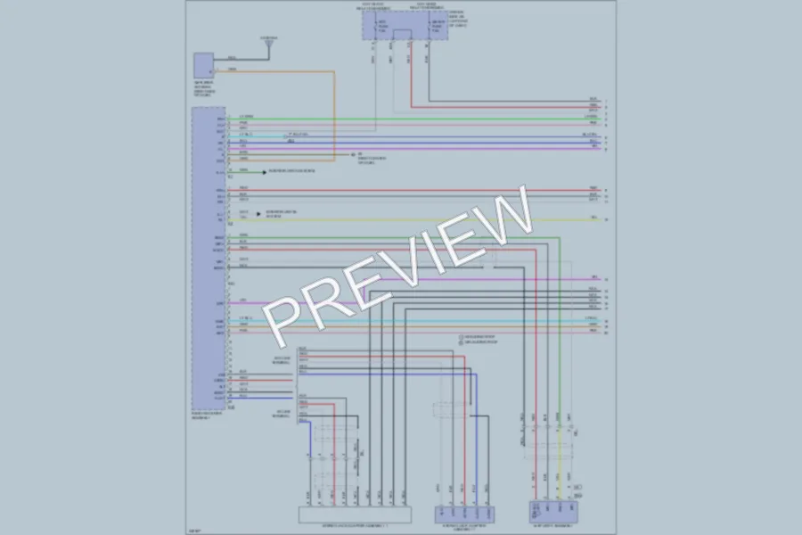 2012 Toyota Matrix Radio wiring diagram preview