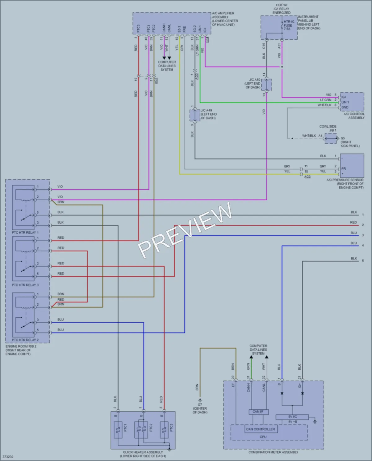 2012 Toyota Priusc Cooling Fan wiring diagram preview