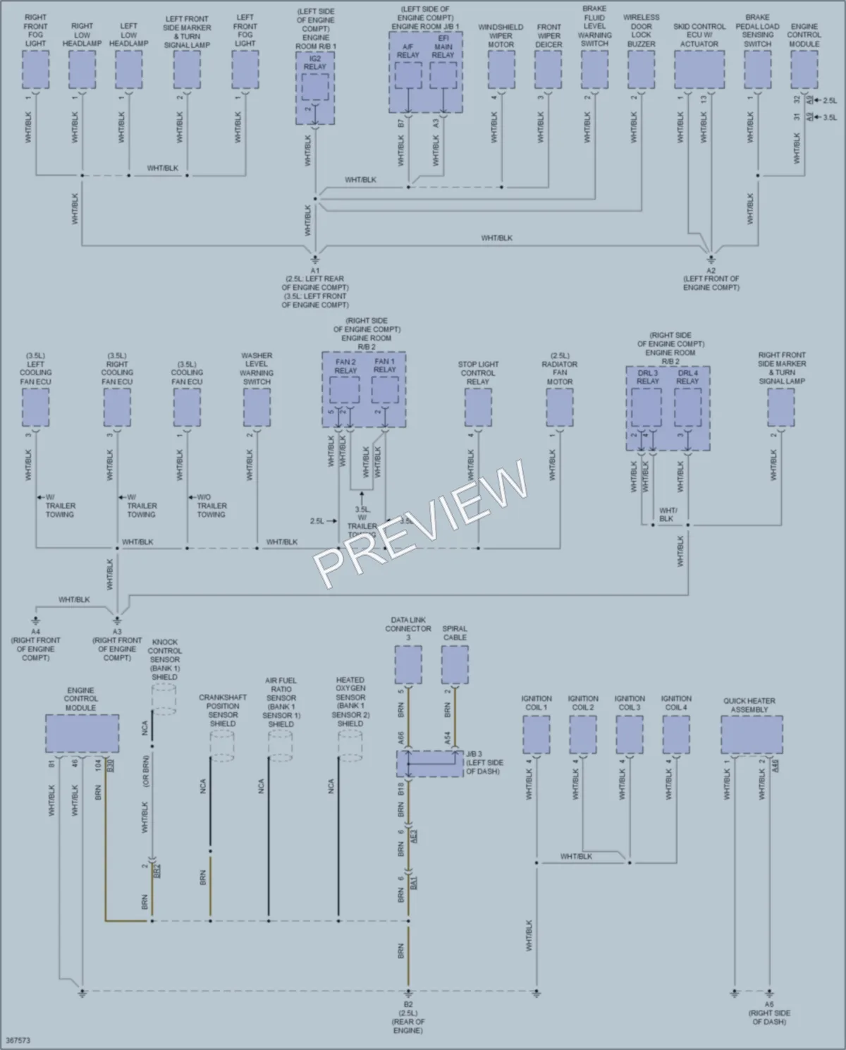 2012 Toyota RAV4 Ground Distribution wiring diagram preview