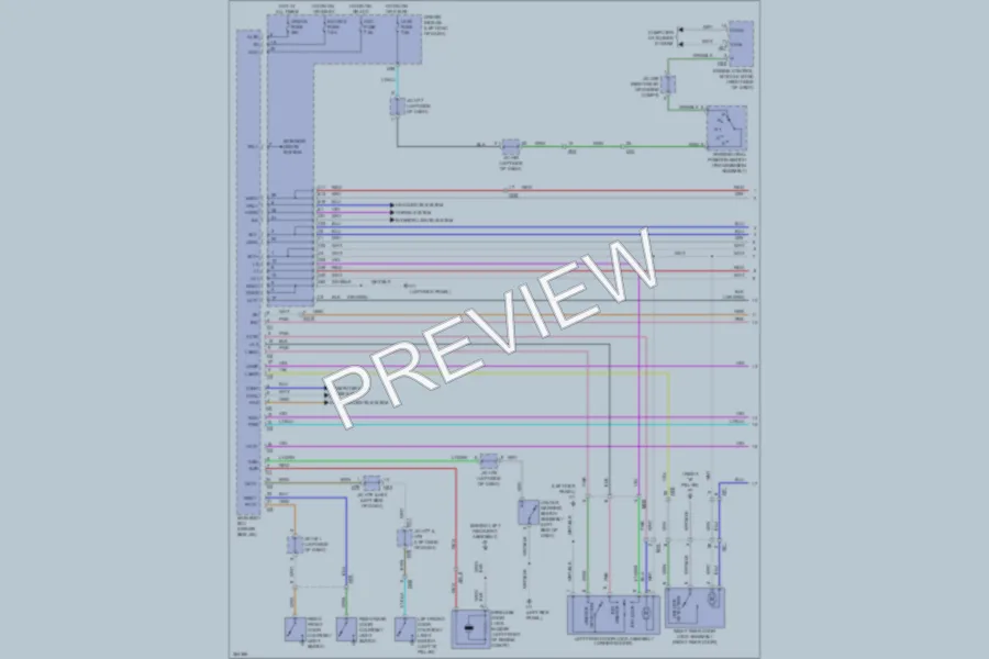 2012 Toyota Sequoia Anti Theft wiring diagram preview