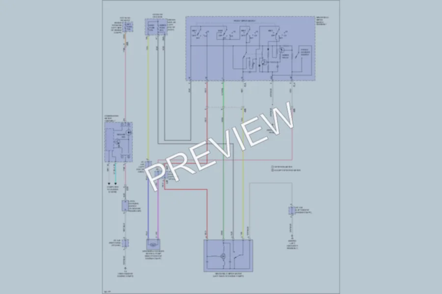 2012 Toyota Sequoia Wiper Washer wiring diagram preview