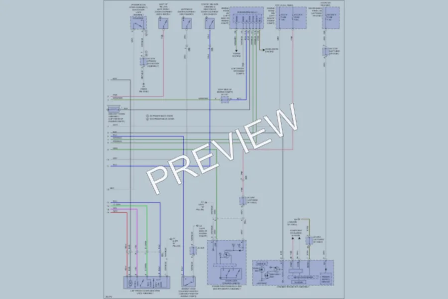 2012 Toyota Sienna Anti Theft wiring diagram preview