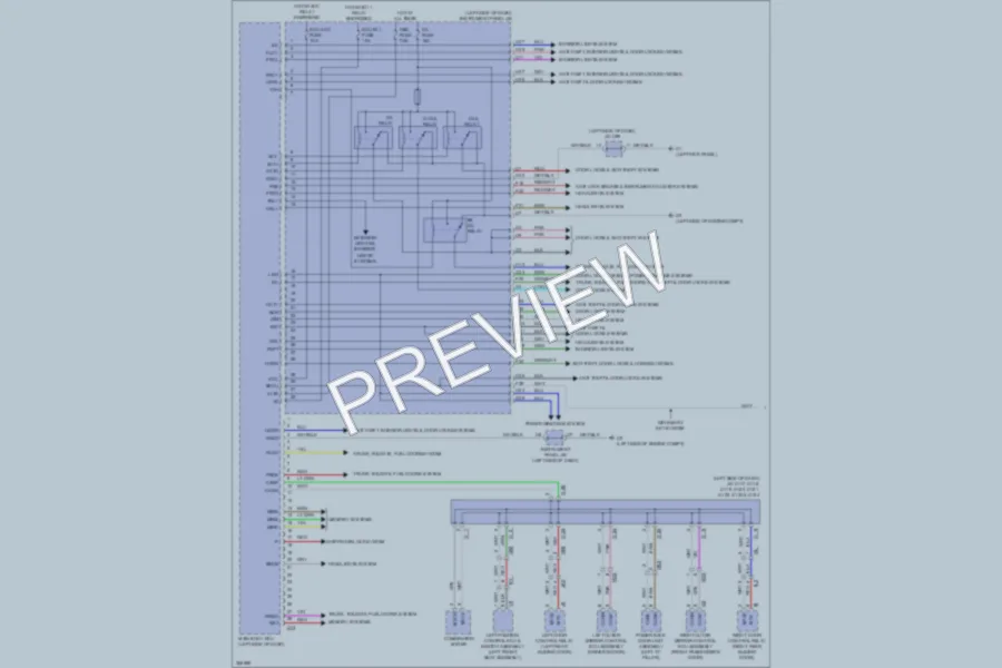 2012 Toyota Sienna Body Control Modules wiring diagram preview