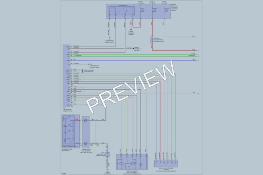 2012 Toyota Sienna Cruise Control wiring diagram preview