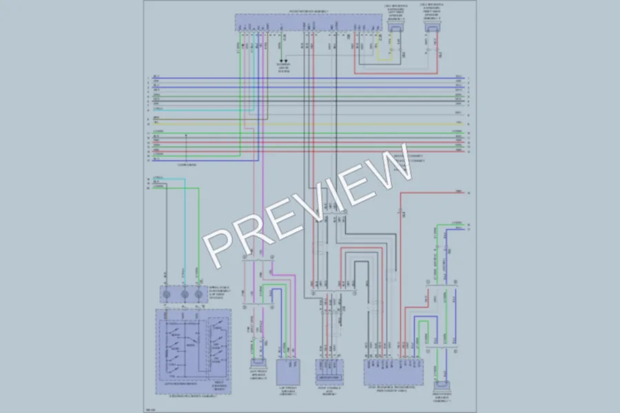 2012 Toyota Sienna Radio wiring diagram preview
