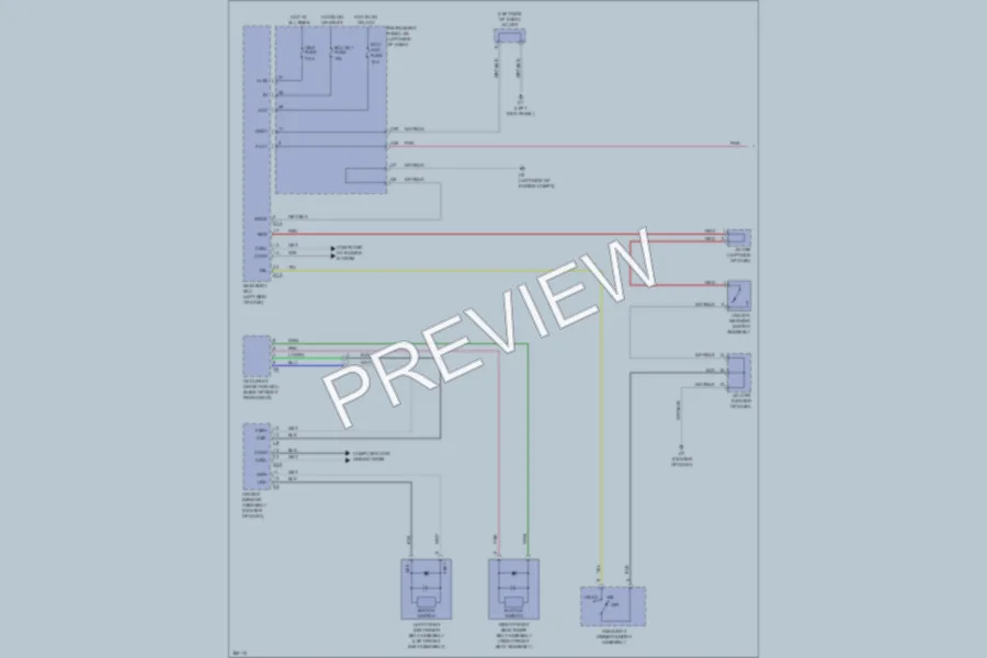 2012 Toyota Sienna Warning Systems wiring diagram preview
