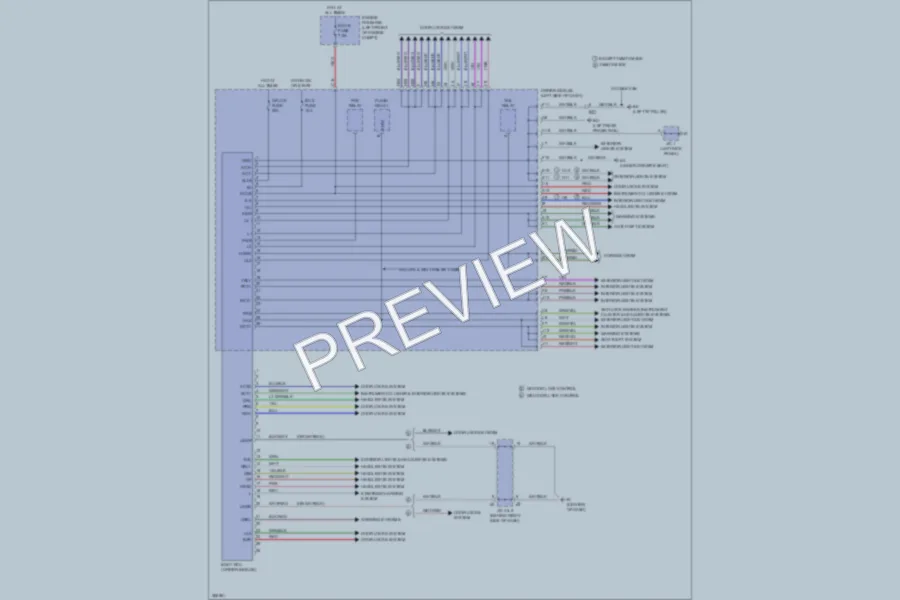 2012 Toyota Tacoma Body Control Modules wiring diagram preview