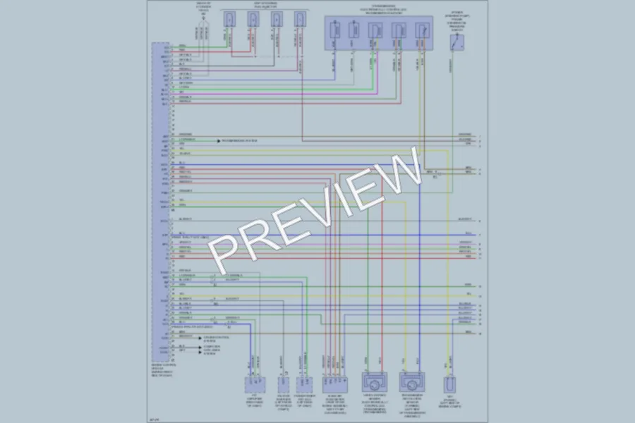 2012 Toyota Tacoma Engine Performance wiring diagram preview