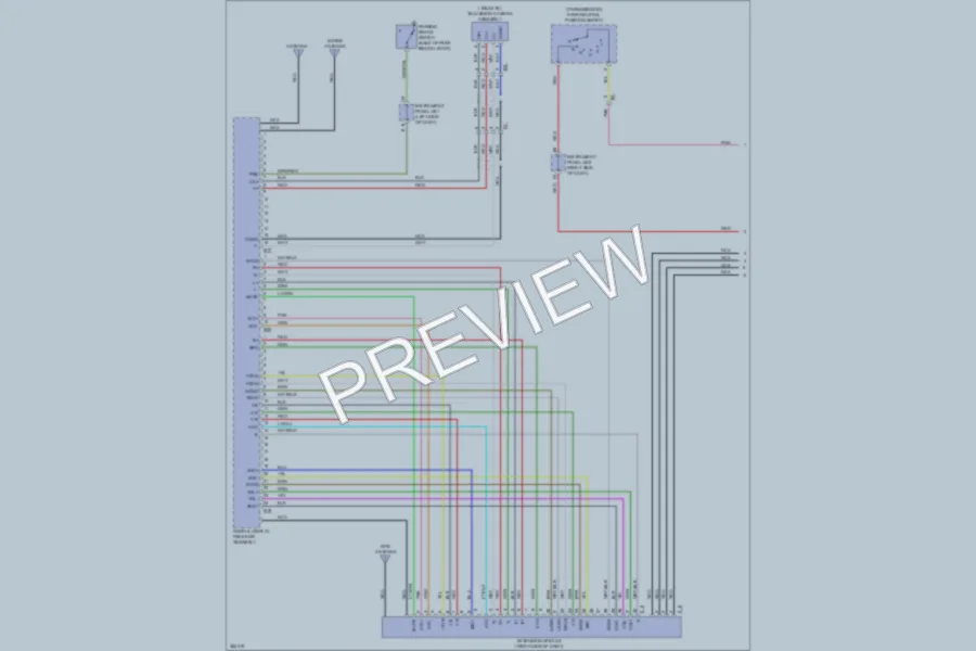 2012 Toyota Tacoma Navigation wiring diagram preview