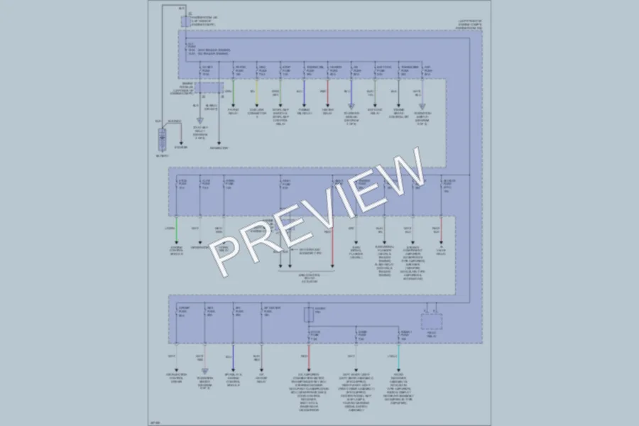 2012 Toyota Tacoma Power Distribution wiring diagram preview