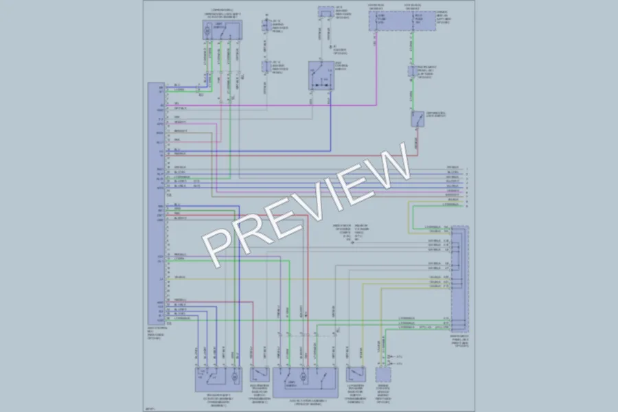 2012 Toyota Tacoma Transmission wiring diagram preview