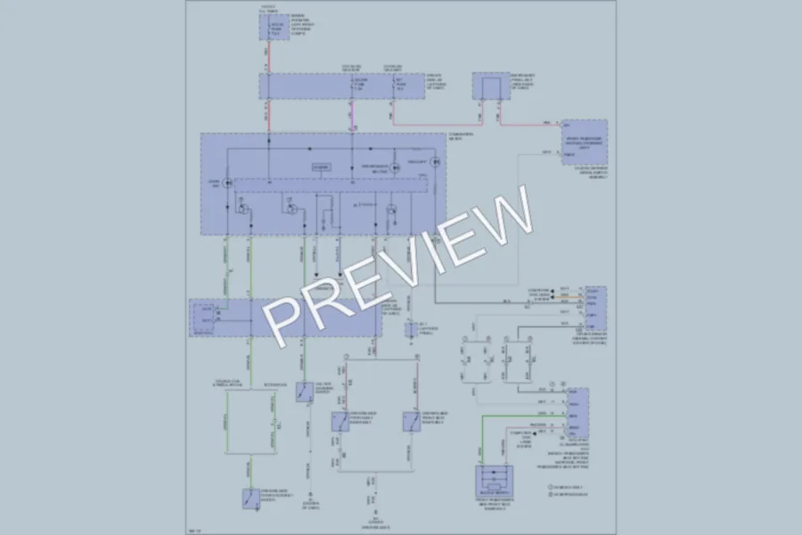 2012 Toyota Tacoma Warning Systems wiring diagram preview