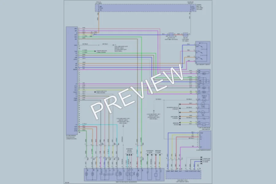 2012 Toyota Tundra Memory Systems wiring diagram preview