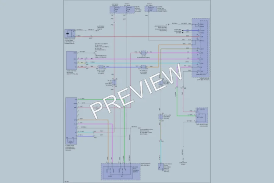 2012 Toyota Tundra Power Top Sunroof wiring diagram preview