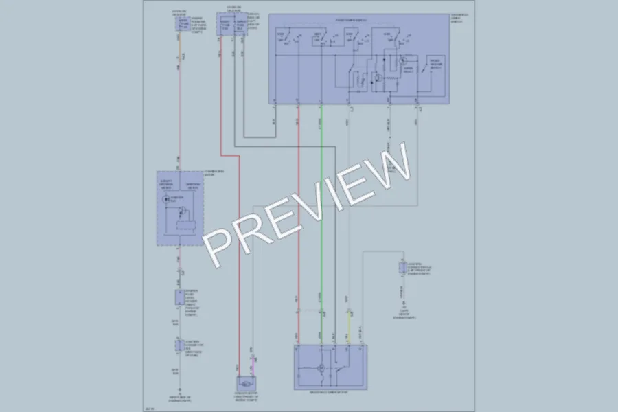 2012 Toyota Tundra Wiper Washer wiring diagram preview