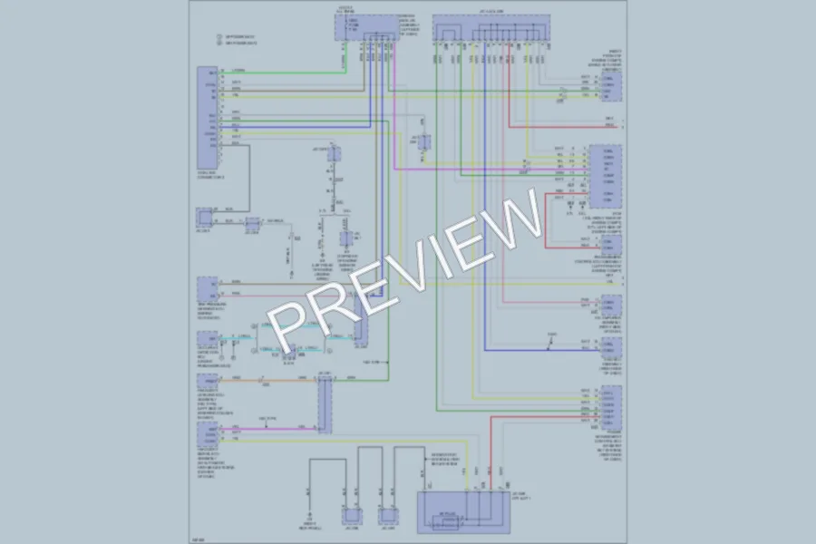 2012 Toyota Venza Computer Data Lines wiring diagram preview