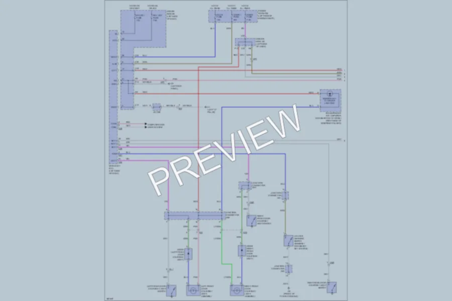 2012 Toyota Venza Interior Lights wiring diagram preview