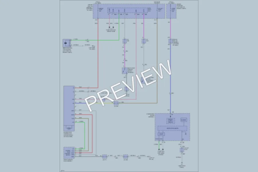 2012 Toyota Venza Power Top Sunroof wiring diagram preview