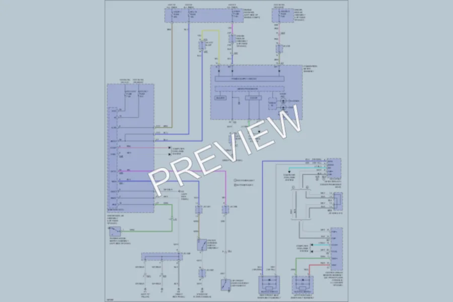 2012 Toyota Venza Warning Systems wiring diagram preview