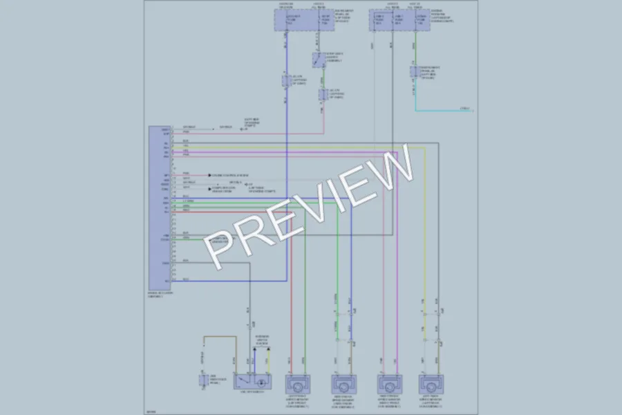 2012 Toyota Yaris Anti Lock Brakes wiring diagram preview
