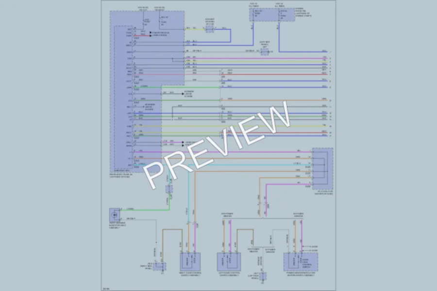 2012 Toyota Yaris Anti Theft wiring diagram preview