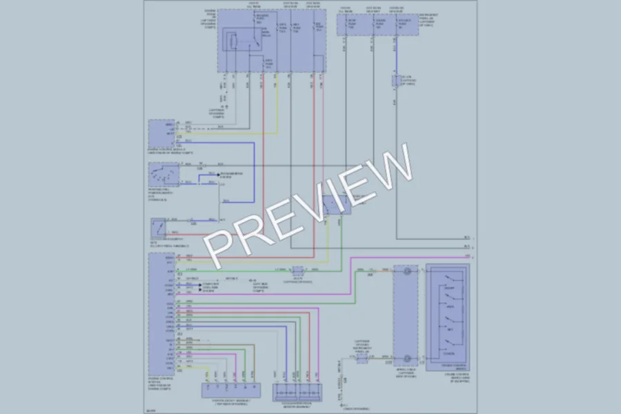 2012 Toyota Yaris Cruise Control wiring diagram preview