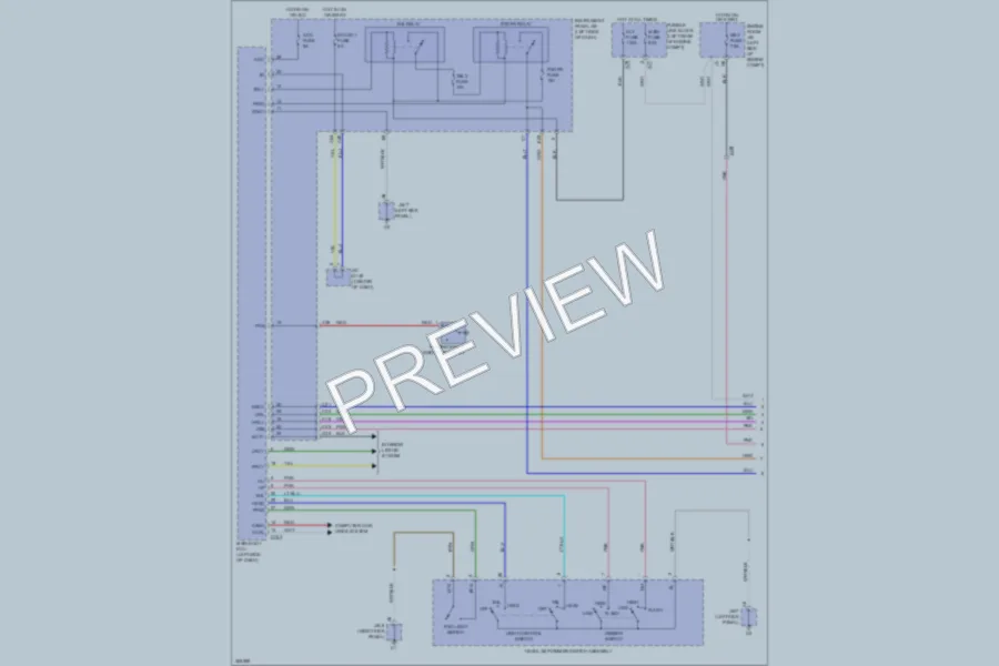 2012 Toyota Yaris Headlights wiring diagram preview