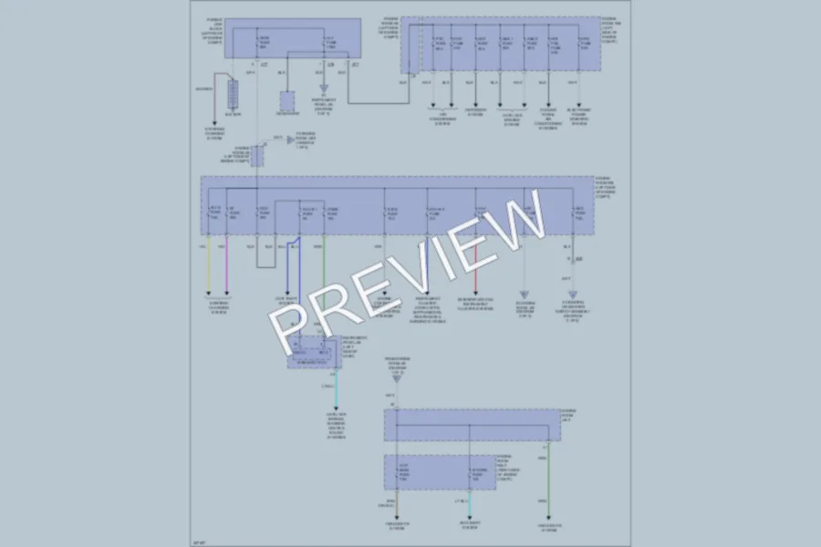 2012 Toyota Yaris Power Distribution wiring diagram preview
