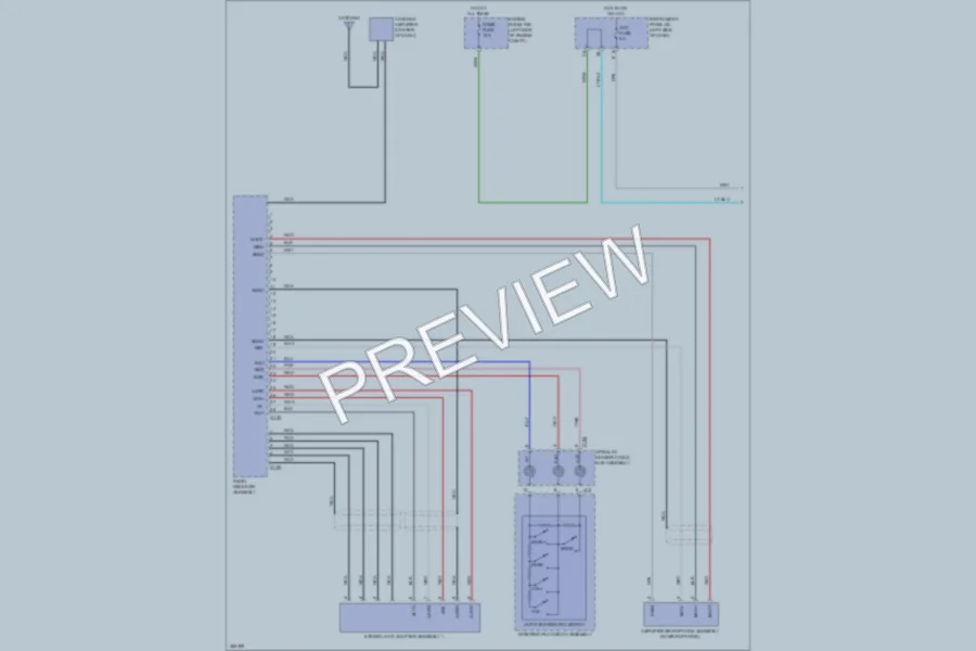 2012 Toyota Yaris Radio wiring diagram preview