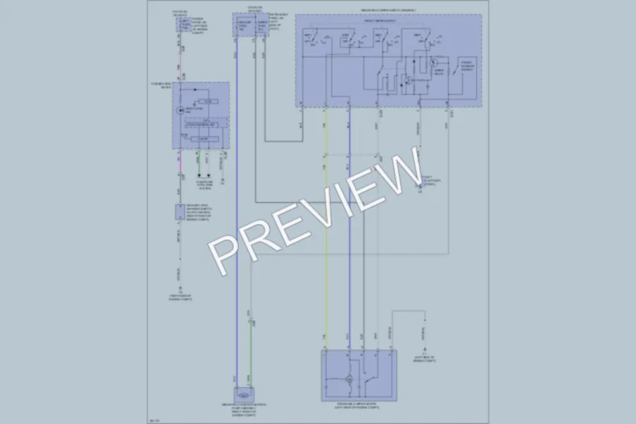 2012 Toyota Yaris Wiper Washer wiring diagram preview