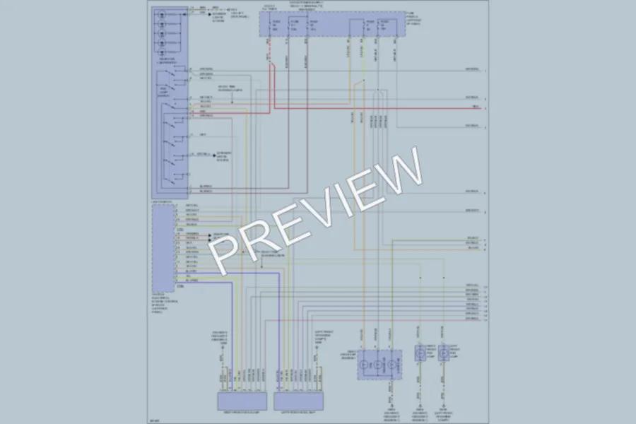 2012 Volkswagen Beetle Headlights wiring diagram preview