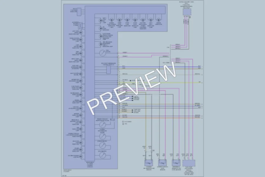 2012 Volkswagen Beetle Instrument Cluster wiring diagram preview