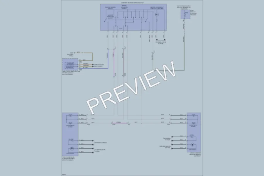 2012 Volkswagen Beetle Power Mirrors wiring diagram preview