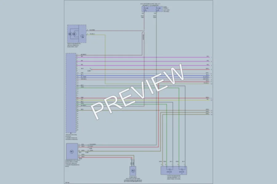 2012 Volkswagen Beetle Supplemental Restraints wiring diagram preview