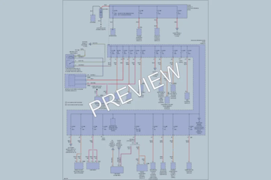 2012 Volkswagen Eos Power Distribution wiring diagram preview