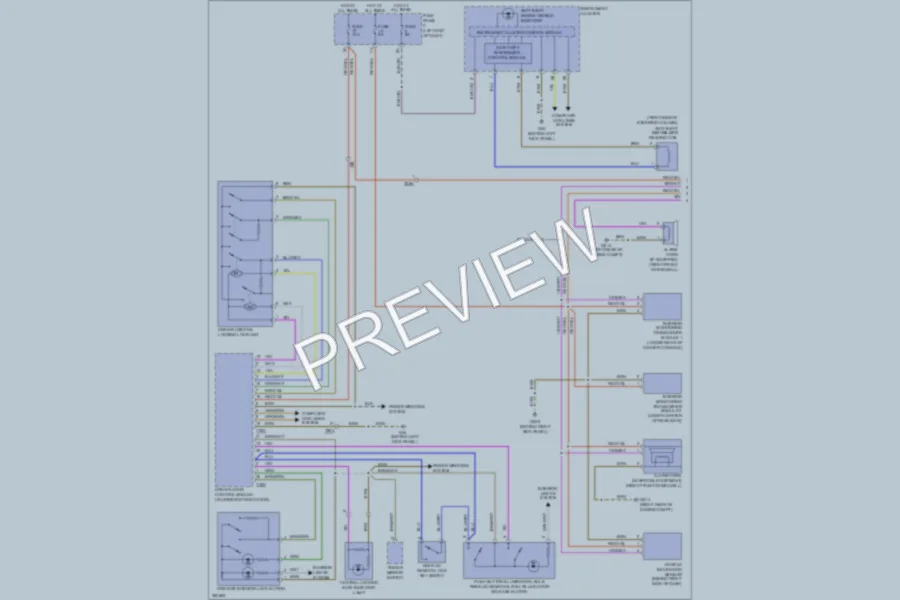 2012 Volkswagen Eos Power Door Locks wiring diagram preview